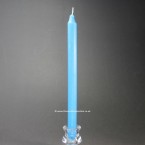 29cm Classic Column Rustic Dinner Candles - Blue